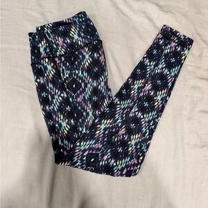 Victoiras Secret Sport Leggings w/ colorful design - Medium